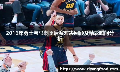 2016年勇士与马刺季后赛对决回顾及精彩瞬间分析