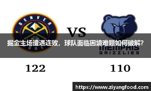 掘金主场遭遇连败，球队面临困境难题如何破解？